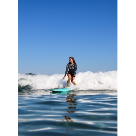 Deska surfingowa UP High School Aquamarine/White - 7´6