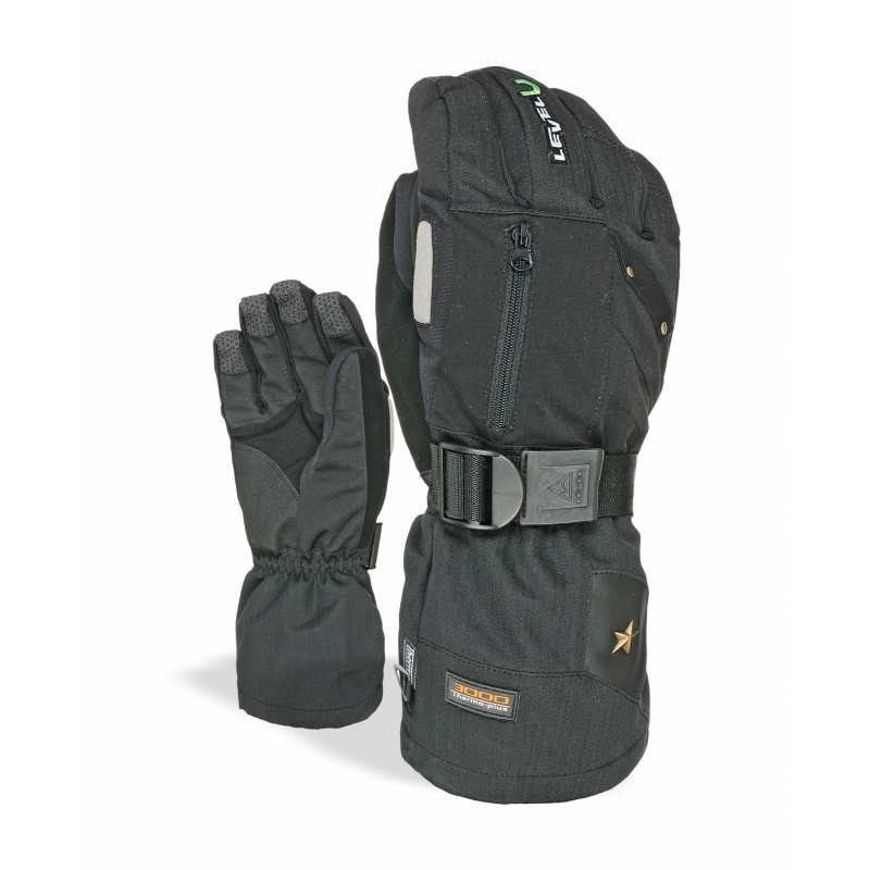 Rekawice męskie LEVEL Star /Black - 8 (M)