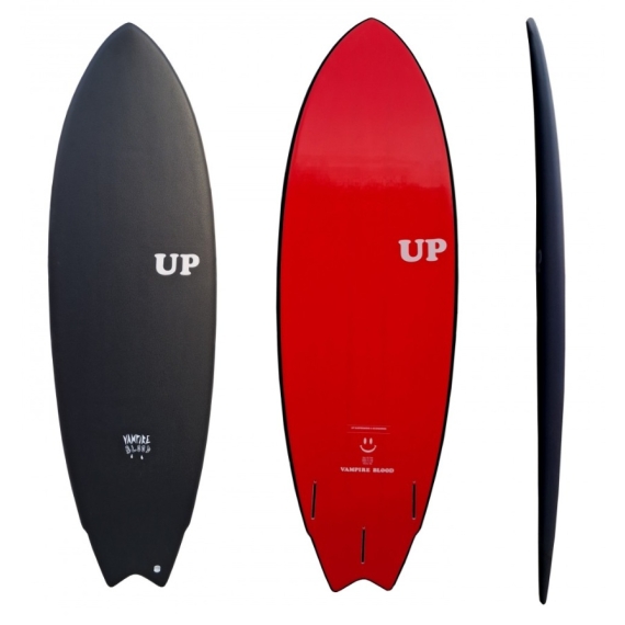 Deska surfingowa UP Vampire Performance Black/Red
