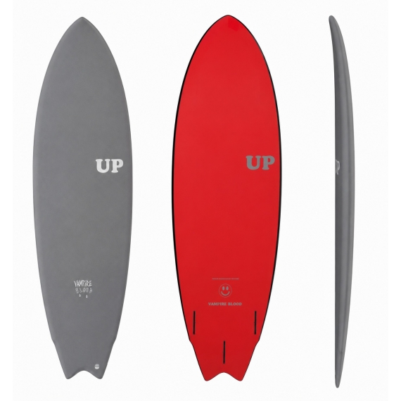 Deska surfingowa UP Vampire Performance Grey/Red
