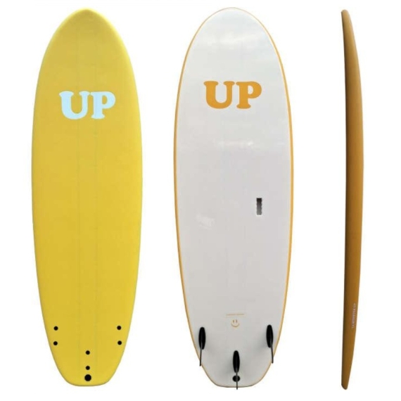 Deska surfingowa UP Monster Series Yellow/White - 7´6