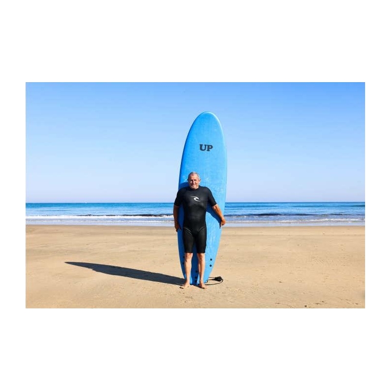 Deska surfingowa UP Monster School Blue/White - 9´0