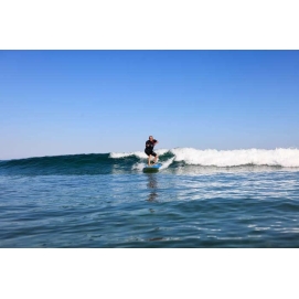 Deska surfingowa UP Monster School Blue/White - 9´0