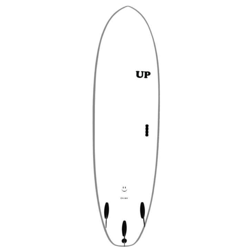Deska surfingowa UP Enjoy Pointed Grey/White - 7´0