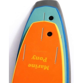 Deska surfingowa UP Mini Series Marine Pony Yellow/Orange