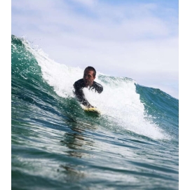 Handle bodysurfing UP Handplate Blue/White