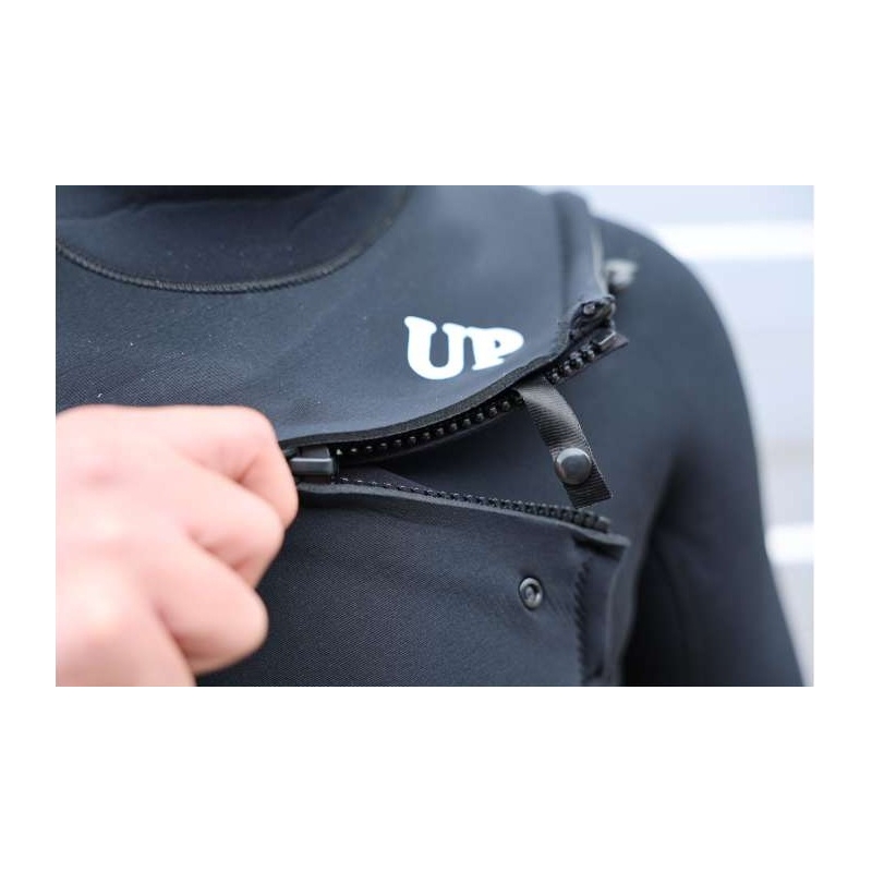 Neoprene wetsuit youth UP School 5/4 FZ Black