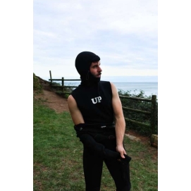 Hoodie neoprene youth UP Performance 5/4 FZ Black