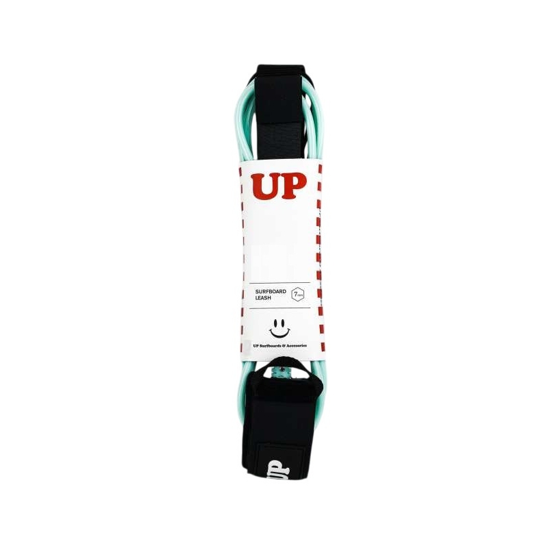 Leash do surf UP Invento School Black/Aquamarine
