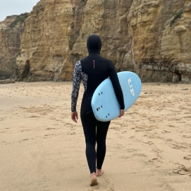 Neoprene wetsuit women NeilPryde Vamp 5/4 Hooded GBS FZ C3