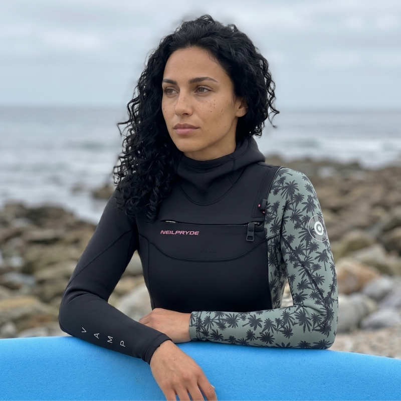 Neoprene wetsuit women NeilPryde Vamp 5/4 Hooded GBS FZ C3