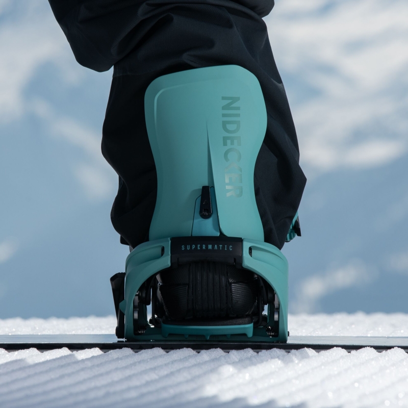 Wiązania snowboardowe unisex Nidecker 2027 LT SUPERMATIC® Teal