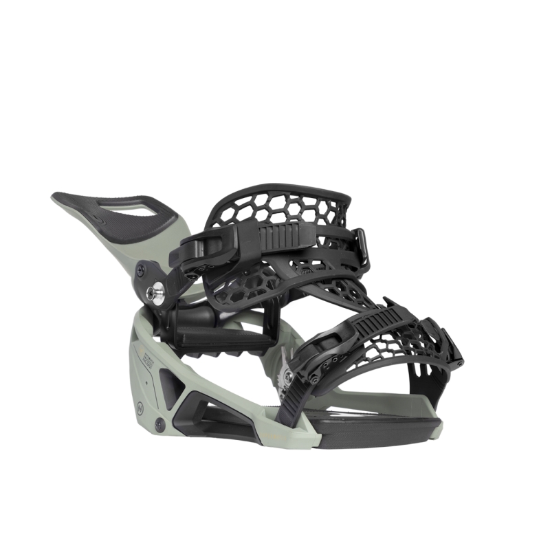 Wiązania snowboardowe unisex Nidecker 2024 Supermatic Olive L