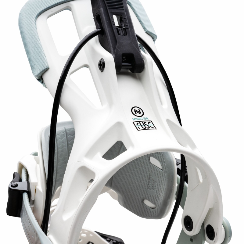 Snowboard bindings unisex Nidecker 2027 Flow Fuse Hybrid White