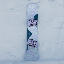 Deska snowboardowa damska Nidecker 2027 Elle Purple Green