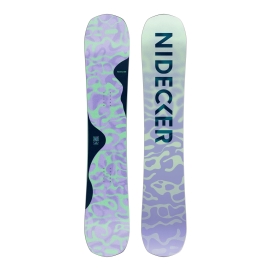 Snowboard board daMen Nidecker 2027 Elle Purple Green