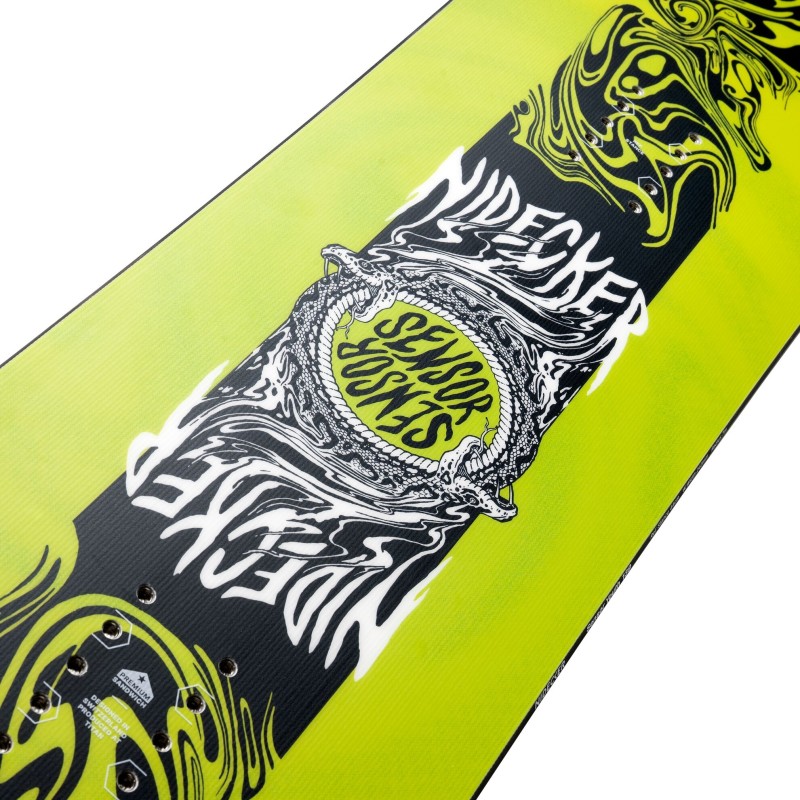 Deska snowboardowa dziecięca Nidecker 2027 Sensor Black Yellow White
