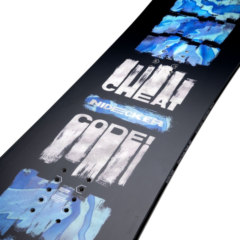 Deska snowboardowa dziecięca Nidecker 2027 Cheat Code Black Green White