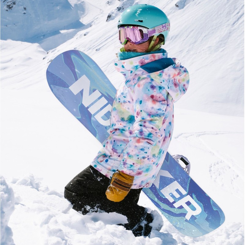 Deska snowboardowa dziecięca Nidecker 2027 Cheat Code Black Green White