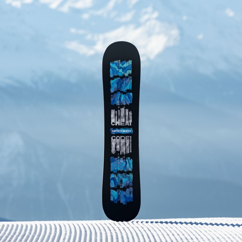 Deska snowboardowa dziecięca Nidecker 2027 Cheat Code Black Green White