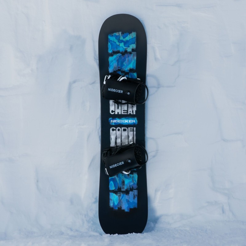 Deska snowboardowa dziecięca Nidecker 2027 Cheat Code Black Green White
