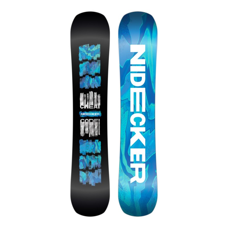 Deska snowboardowa dziecięca Nidecker 2027 Cheat Code Black Green White