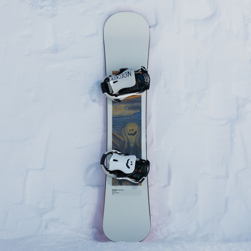 Snowboard board Men Nidecker 2027 Tape Deck White Black
