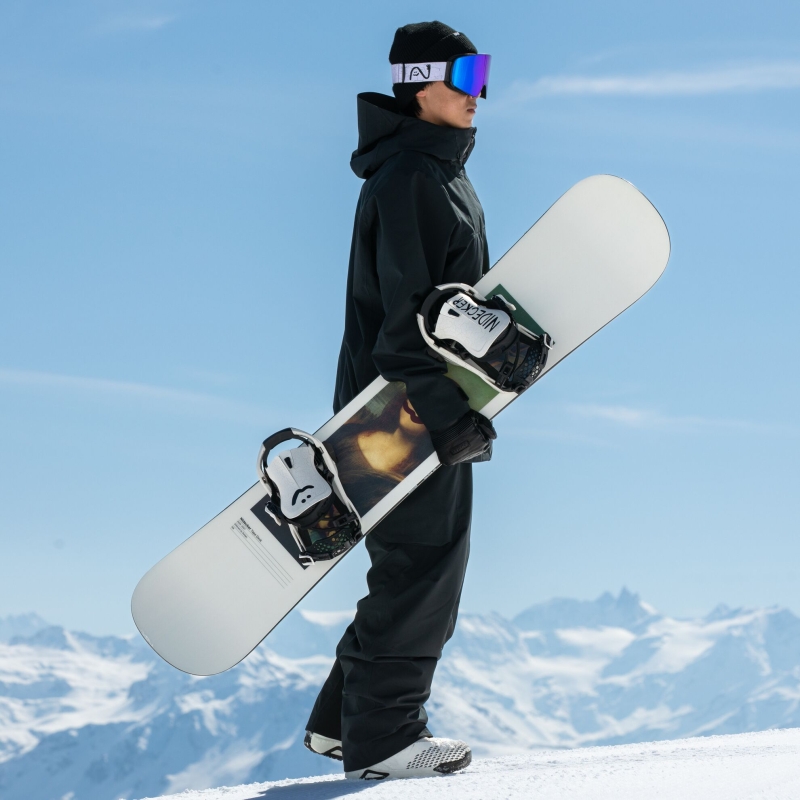 Snowboard board Men Nidecker 2027 Tape Deck White Black