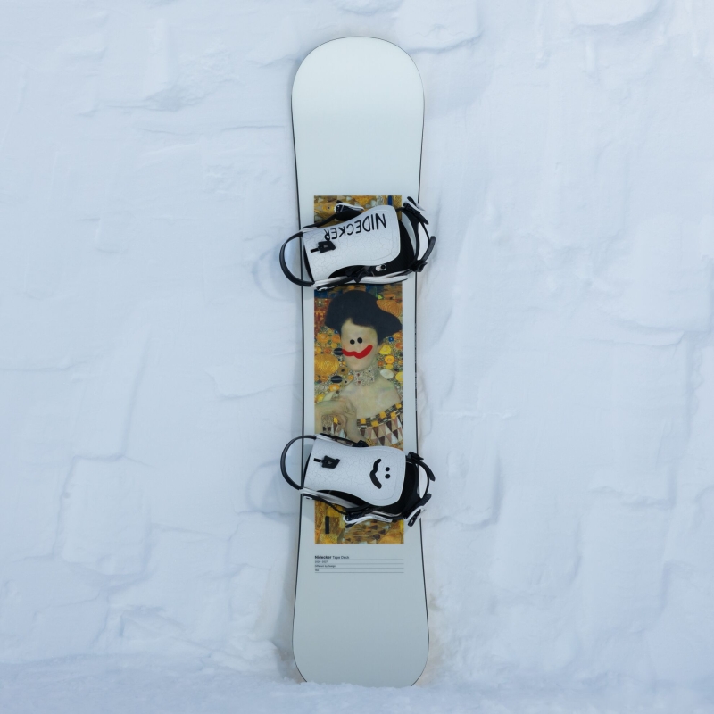 Snowboard board Men Nidecker 2027 Tape Deck White Black