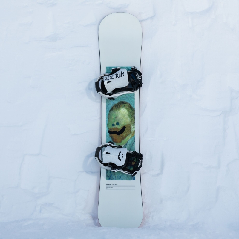 Snowboard board Men Nidecker 2027 Tape Deck White Black