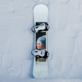 Snowboard board Men Nidecker 2027 Tape Deck White Black