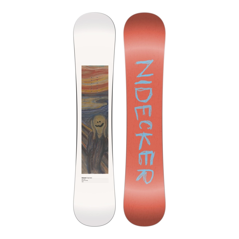 Snowboard board Men Nidecker 2027 Tape Deck White Black