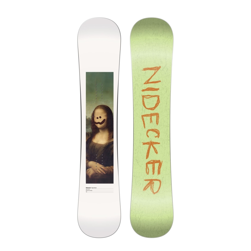 Snowboard board Men Nidecker 2027 Tape Deck White Black