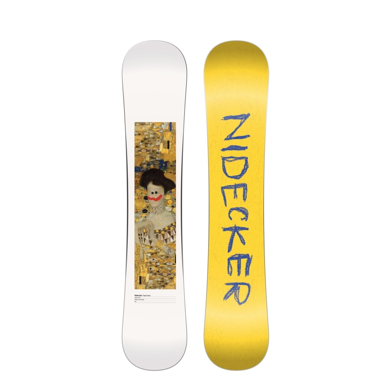 Snowboard board herren Nidecker 2027 Tape Deck White Black