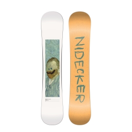 Snowboard board Men Nidecker 2027 Tape Deck White Black