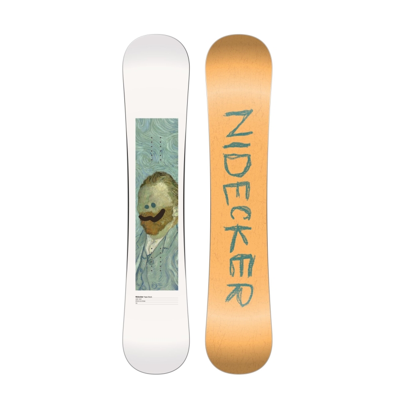 Snowboard board Men Nidecker 2027 Tape Deck White Black