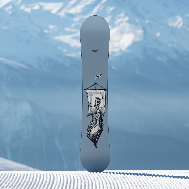 Deska snowboardowa męska Nidecker 2027 Sensor Mons Grey White Navy