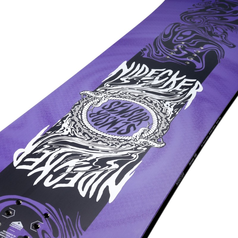 Deska snowboardowa męska Nidecker 2027 Sensor Men Black Purple