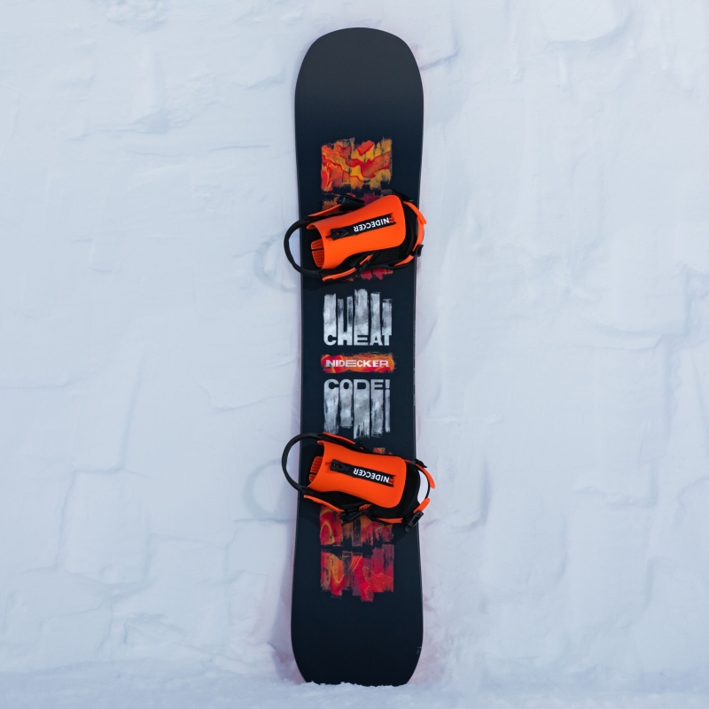 Snowboard board Men Nidecker 2027 Cheat Code Men Black Orange White
