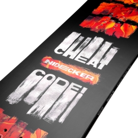 Snowboard board Men Nidecker 2027 Cheat Code Men Black Orange White