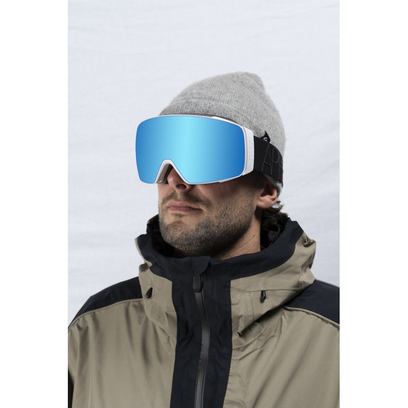 Gogle snowboardowe Aphex Orion White / Revo Blue lens S3 / Lens S1 incl.
