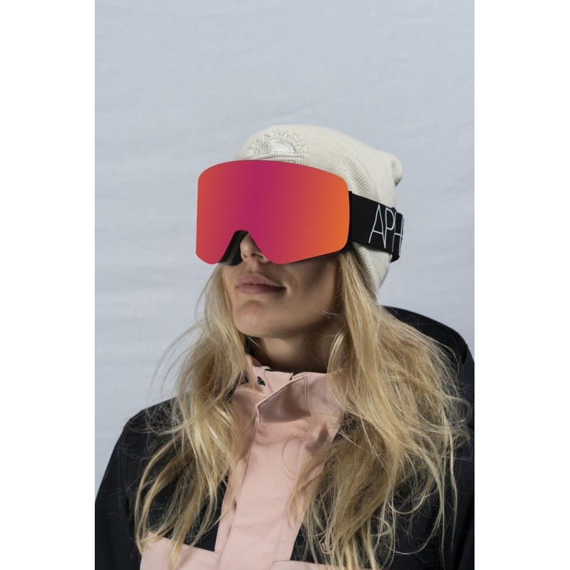Gogle snowboardowe Aphex Oxia Black / Revo Red lens S3 / Lens S1 incl.