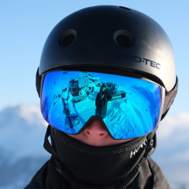 Gogle snowboardowe Aphex Orion White / Revo Blue lens S3 / Lens S1 incl.