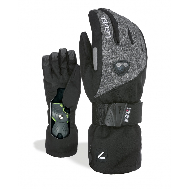 Rekawice męskie LEVEL Fly /Ninja_Black - 8,5 (ML)