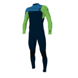 Neoprene wetsuit Oneill 2023 HAMMER 3/2 FZ ABYSS/DAYGLO - L