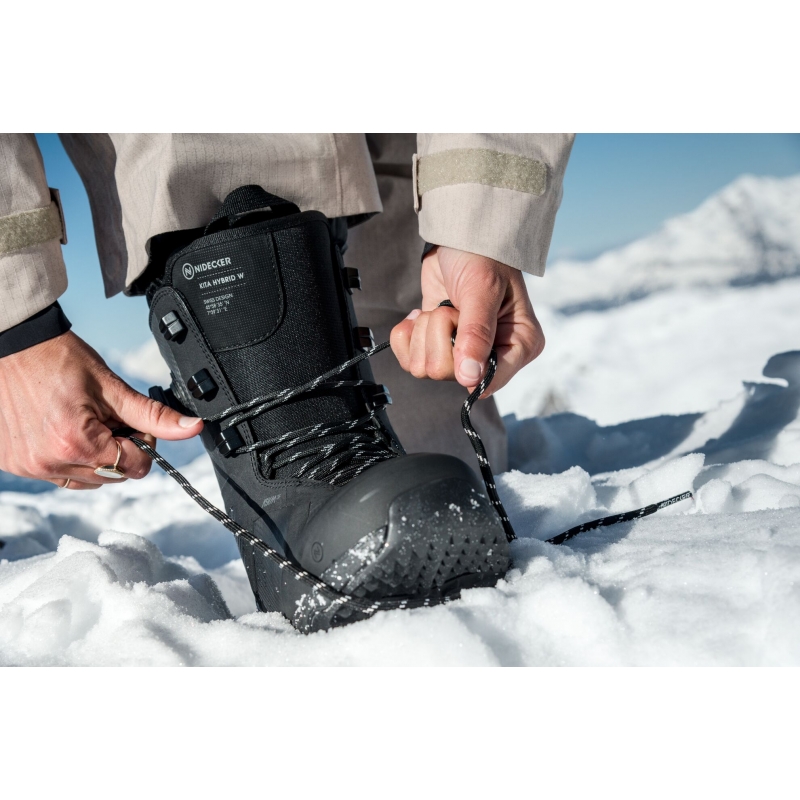 Snowboard boots women Nidecker 2025 Kita Hybrid W Black