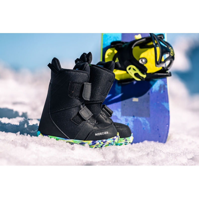 Buty snowboardowe dziecięce Nidecker 2025 Micron Mini Black 1213C