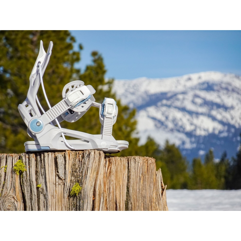 Wiązania snowboardowe damskie Flow 2024 Mayon Gray S