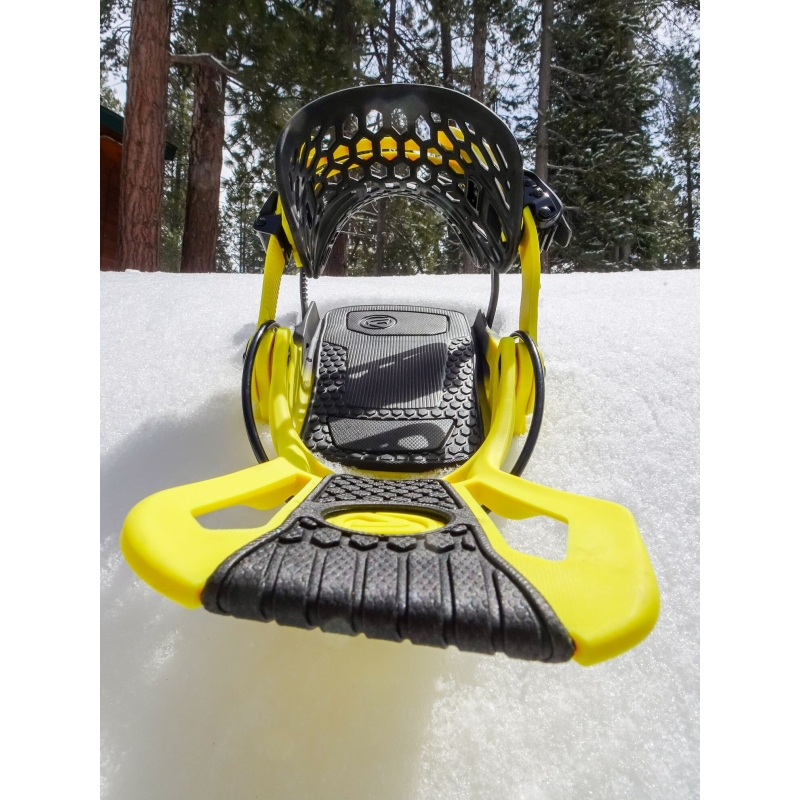Wiązania Snowboardowe Flow 2024  Fenix Blacklemon M