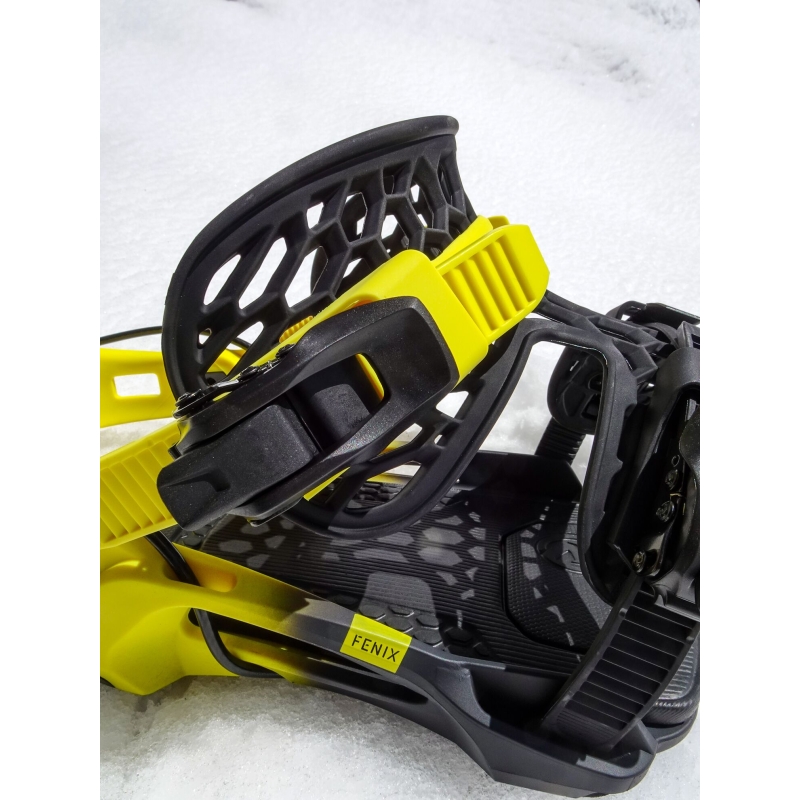 Wiązania Snowboardowe Flow 2024  Fenix Blacklemon M